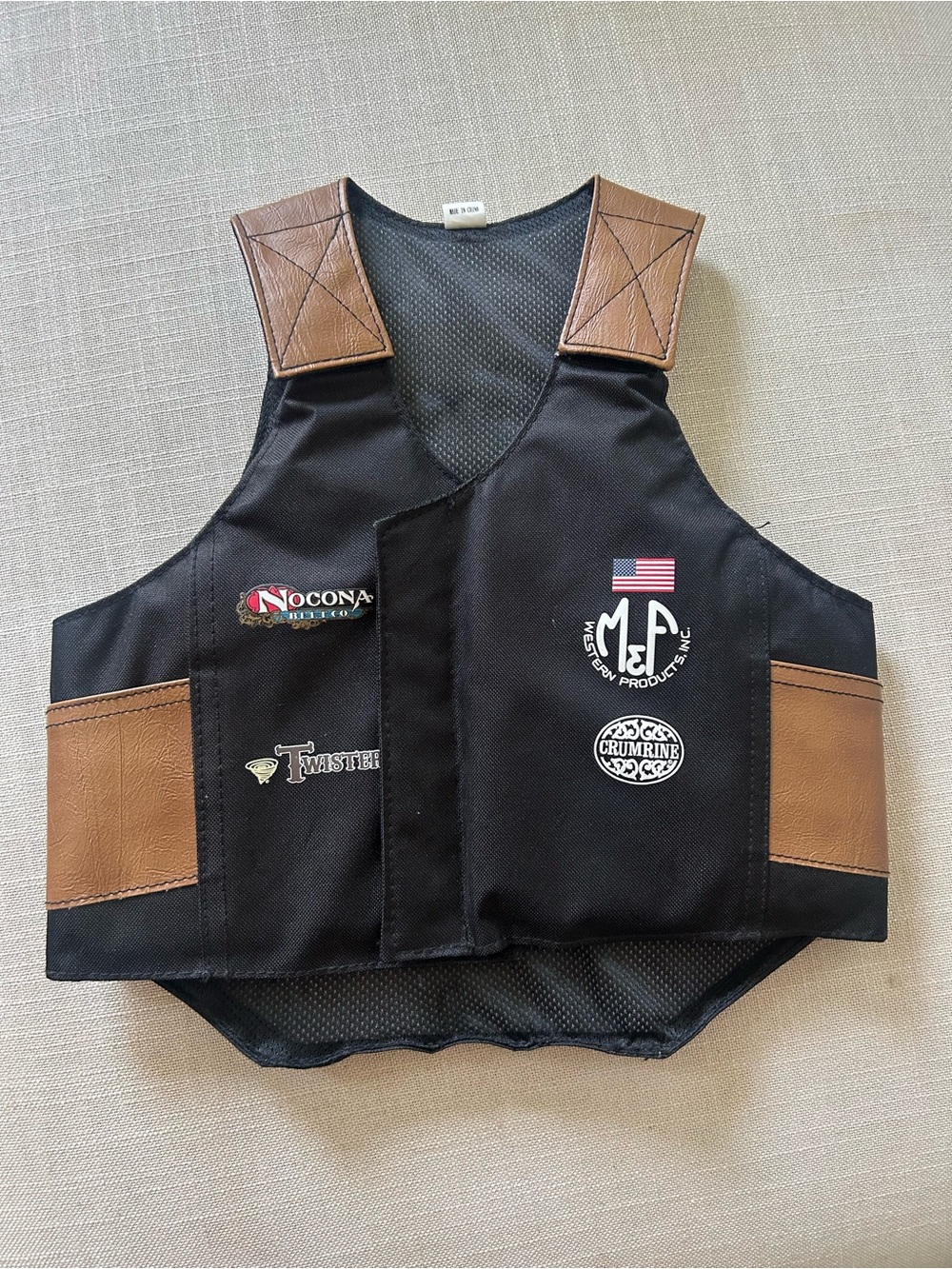 Bull rider vest EUC